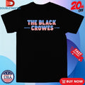 Official The Black Crowes Amorica. Or Bust Stars And Stripes Shirts Unisex , , , Long Sleeve Tee