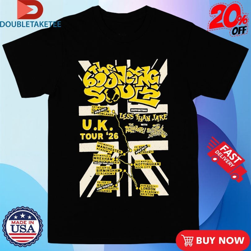 Official The Bouncing Souls Tour UK 2026 Shirts Unisex , , , Long Sleeve Tee