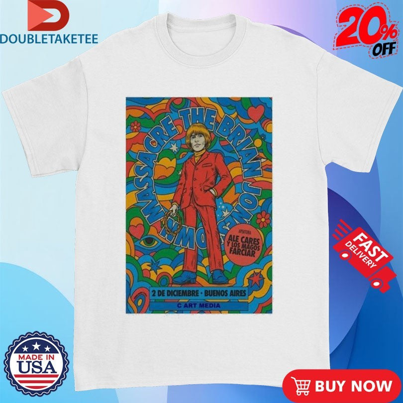 Official The Brian Jonestown Massacre C Art Media On Dec 2 2025 in Buenos Aires Argentina Shirts
