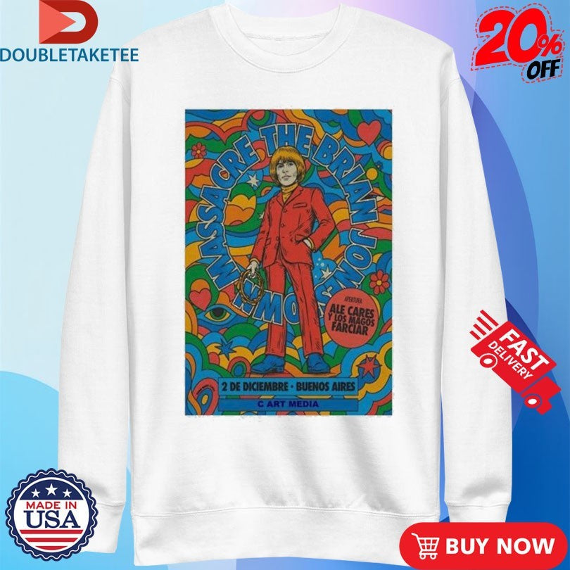 Official The Brian Jonestown Massacre C Art Media On Dec 2 2025 in Buenos Aires Argentina Shirts