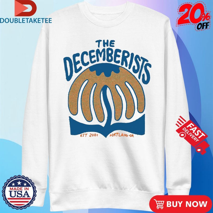 Official The Decemberists Flower Est 2001 Portland OR Shirts Unisex , , , Long Sleeve Tee