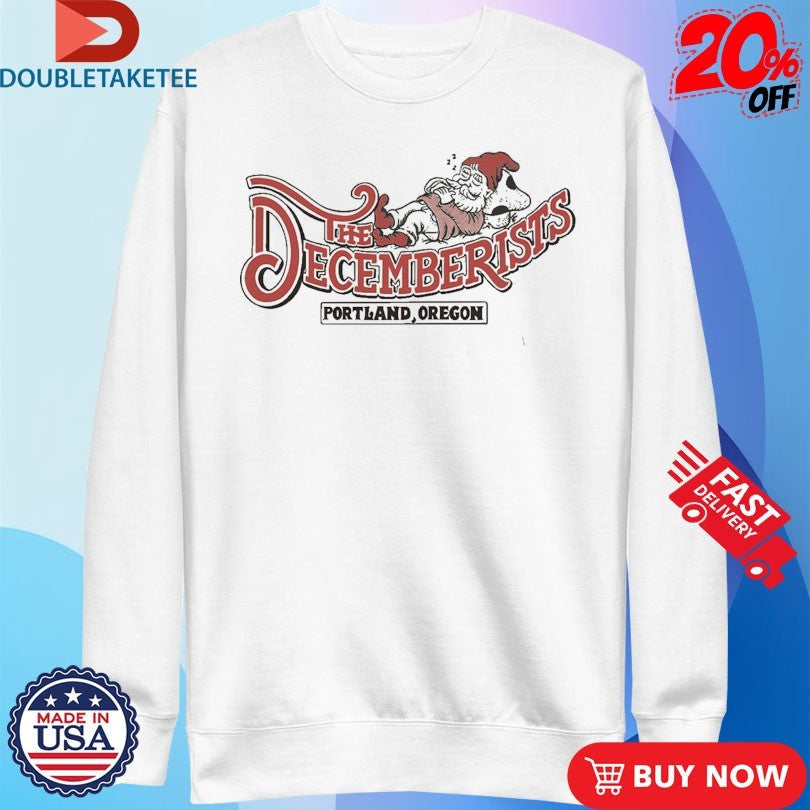 Official The Decemberists Portland Oregon Gnome Mushroom Sleep Shirts Unisex , , , Long Sleeve Tee