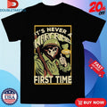 Official The Fat Electrician It’s Never A War Crime The First Time Skeleton Shirts Unisex , , , Long Sleeve Tee