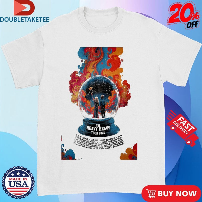 Official The Heavy Heavy Winter Tour 2025 Globe Shirts Unisex , , , Long Sleeve Tee