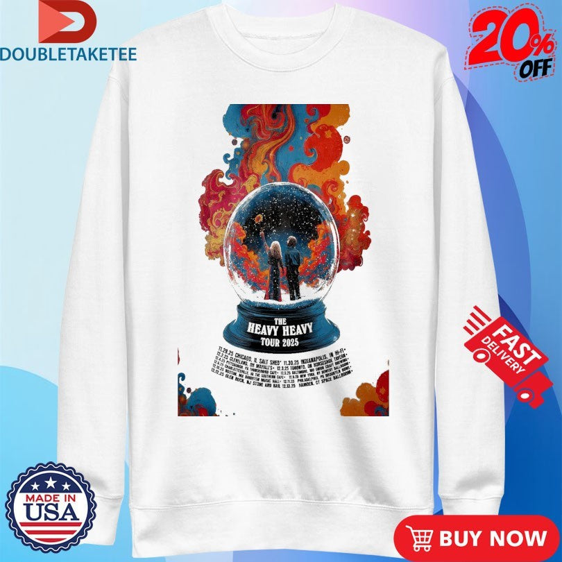 Official The Heavy Heavy Winter Tour 2025 Globe Shirts Unisex , , , Long Sleeve Tee