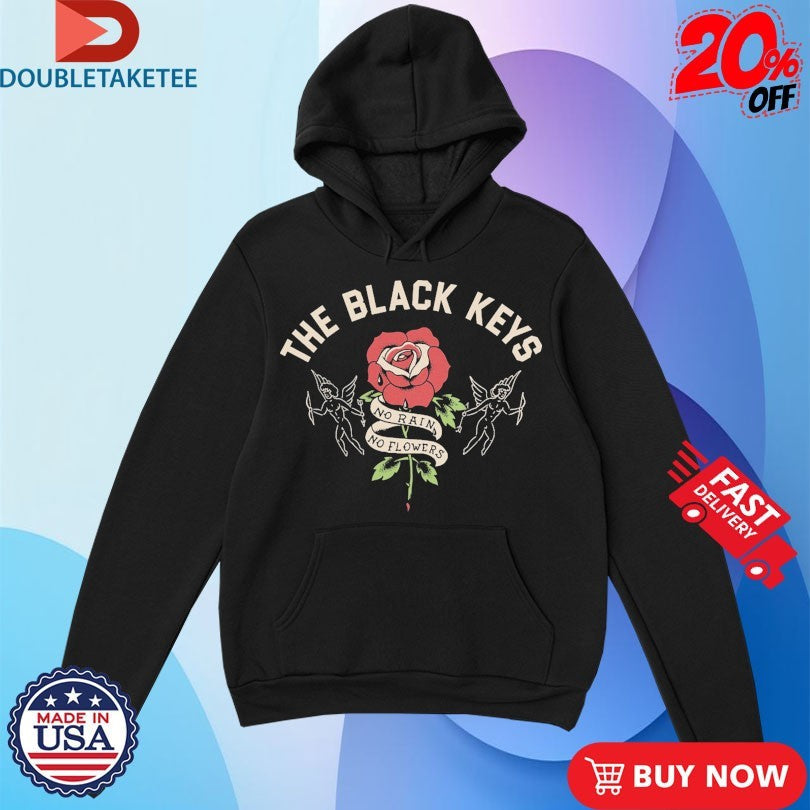 Official The Lackeys The Black Keys No Rain, No Flowers Shirts Unisex , , , Long Sleeve Tee