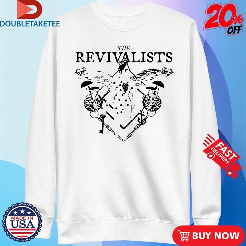 Official The Revivalists Pour It Out Into The Night Collage Shirts Unisex , , , Long Sleeve Tee