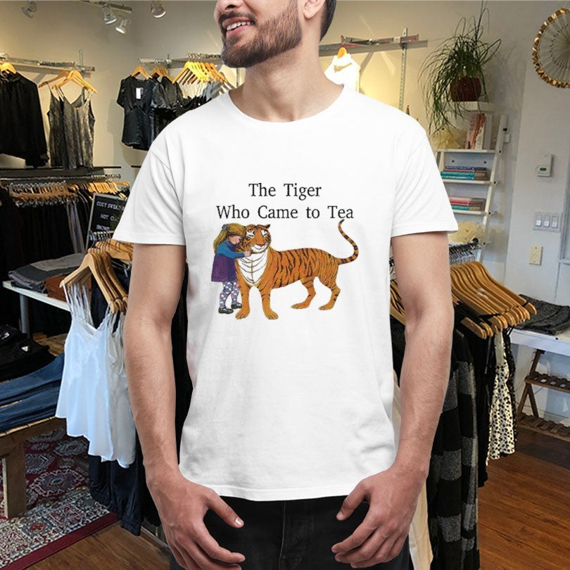 Official The Tiger Who Came To Tea Shirts Unisex , , , Long Sleeve Tee