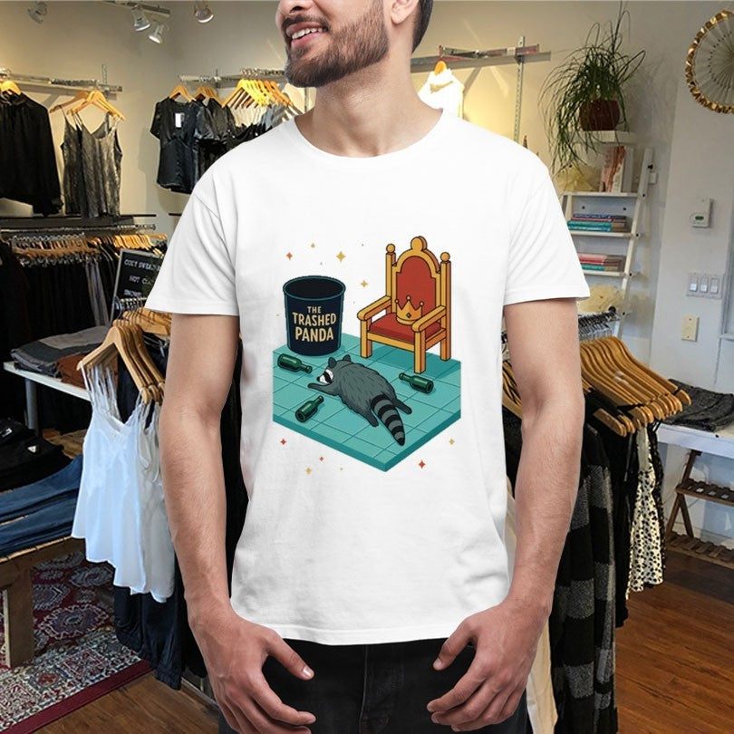 Official The Trashed Panda Raccoon Shirts Unisex , , , Long Sleeve Tee