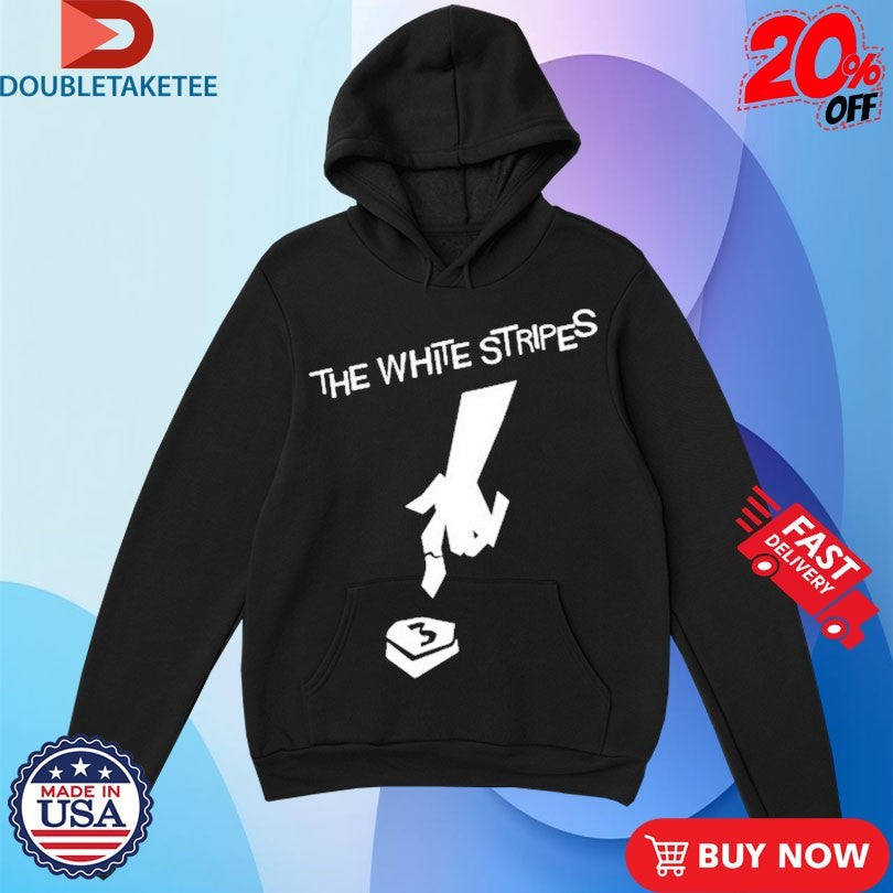 Official The White Stripes Hardest Button To Button 3 Shirts Unisex , , , Long Sleeve Tee
