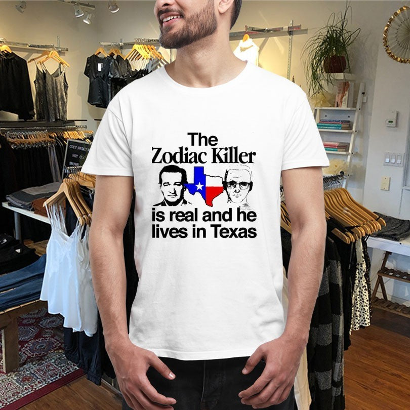 Official The Zodiac Killer Is Real And He Lives In Texas s Unisex , , , Long Sleeve Tee