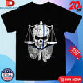 Official Thin Blue Line Skull American Made Shirts Unisex , , , Long Sleeve Tee