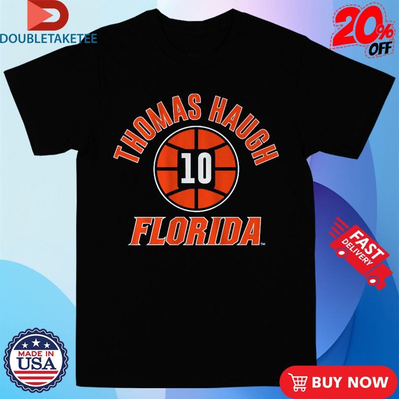 Official Thomas Haugh Name Number Ball 10 Florida Gators Shirts Unisex , , , Long Sleeve Tee