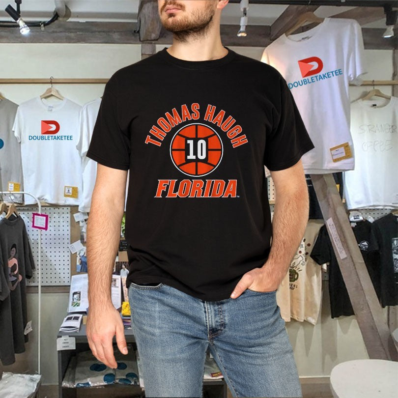 Official Thomas Haugh Name Number Ball 10 Florida Gators Shirts Unisex , , , Long Sleeve Tee