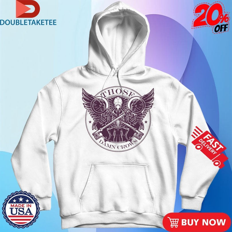 Official Those Damn Crows Skeleton Wings Keys Shirts Unisex , , , Long Sleeve Tee