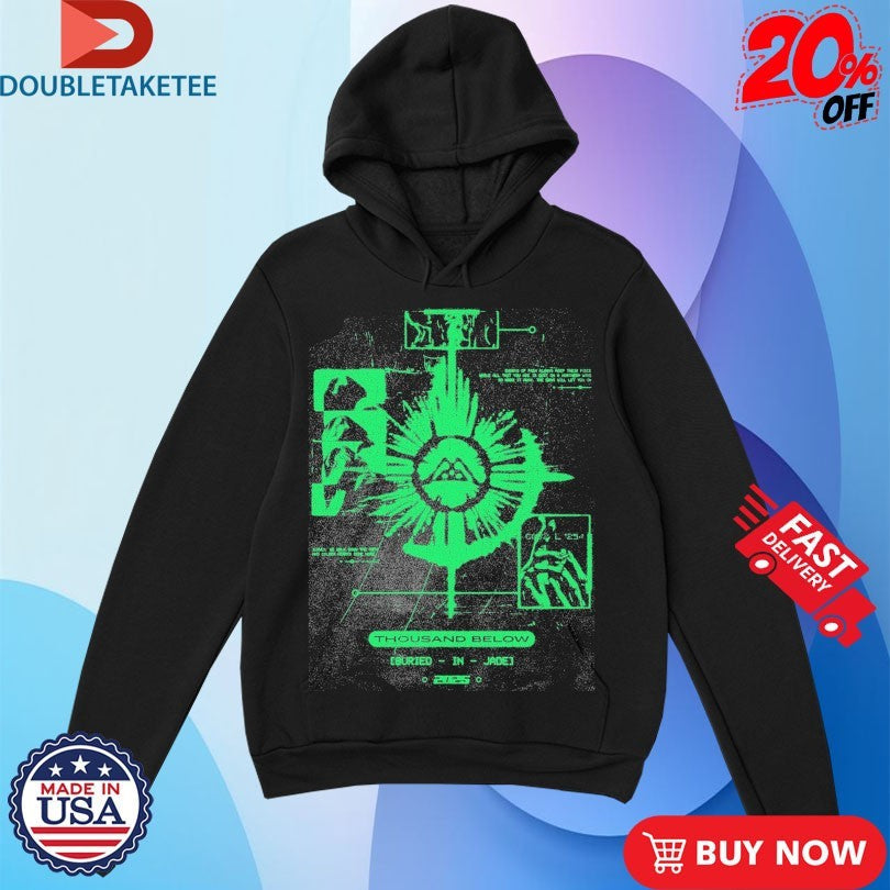 Official Thousand Below Buried In Jade Shirts Unisex , , , Long Sleeve Tee