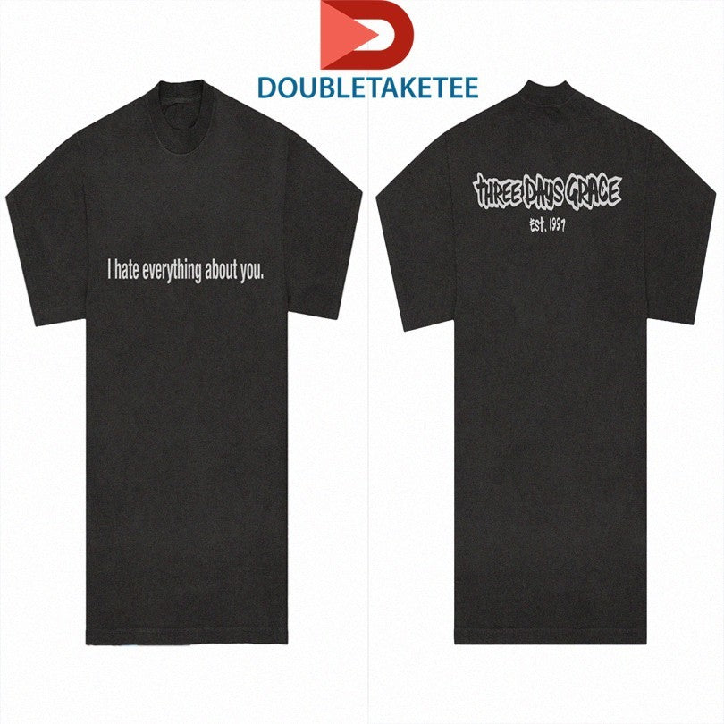 Official Three Days Grace I Hate Everything About You Est 1997 Shirts Unisex , , , Long Sleeve Tee