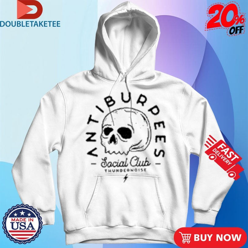 Official Thundernoise Antiburpees Social Club Skull Shirts Unisex , , , Long Sleeve Tee