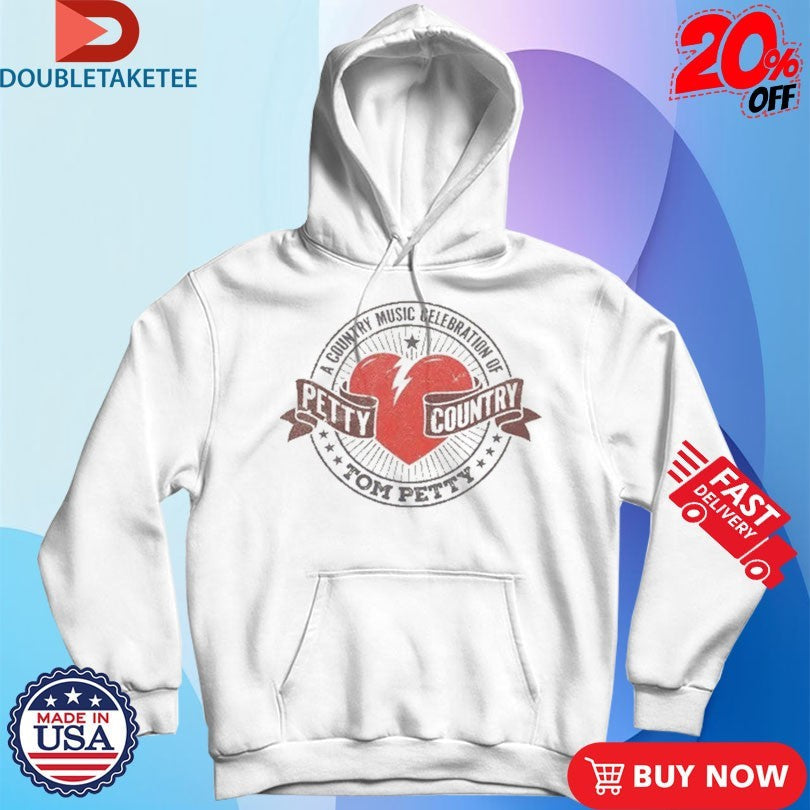 Official Tom Petty A Country Music Celebration Petty Country Heart Shirts Unisex , , , Long Sleeve Tee
