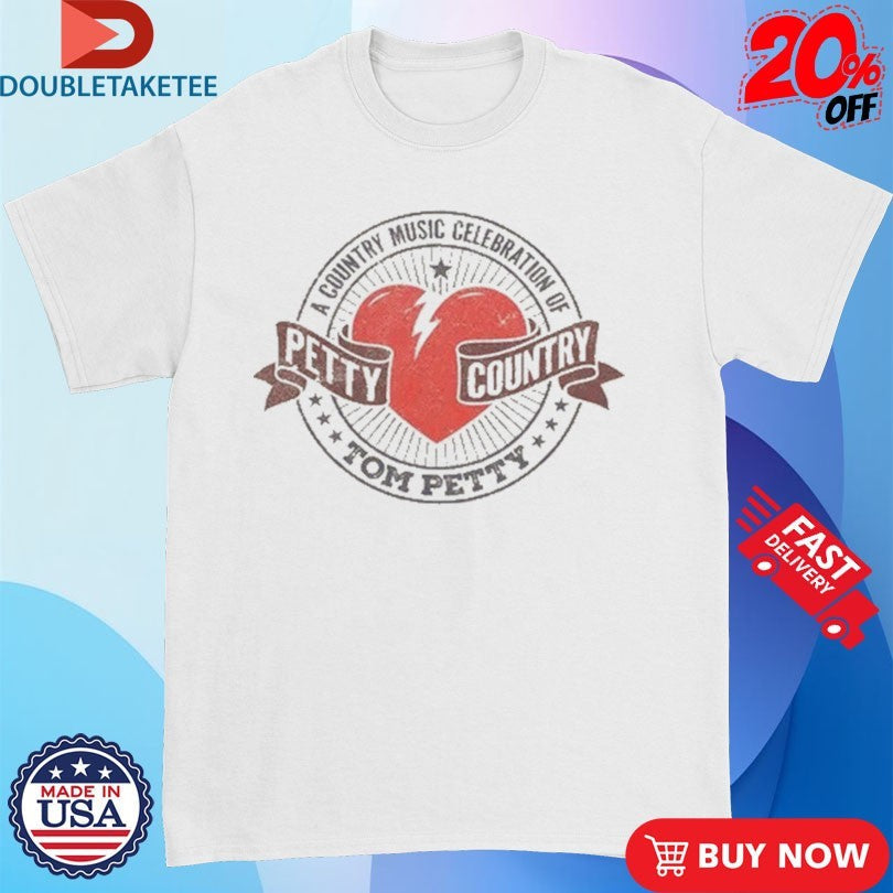 Official Tom Petty A Country Music Celebration Petty Country Heart Shirts Unisex , , , Long Sleeve Tee