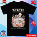 Official Tool Adelaide November 28 2025 Concert Australian Native Flowers Skeleton Shirts Unisex , , , Long Sleeve Tee