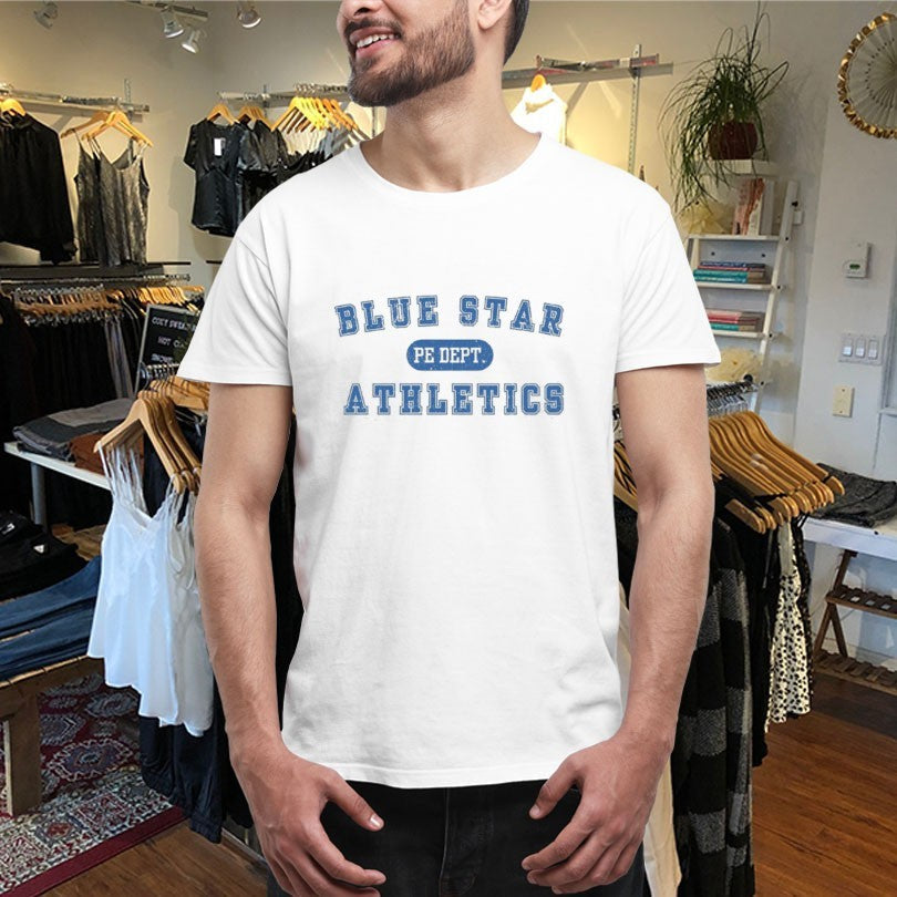 Official Treaty Oak Revival Blue Star PE Dept. Athletics Shirts Unisex , , , Long Sleeve Tee