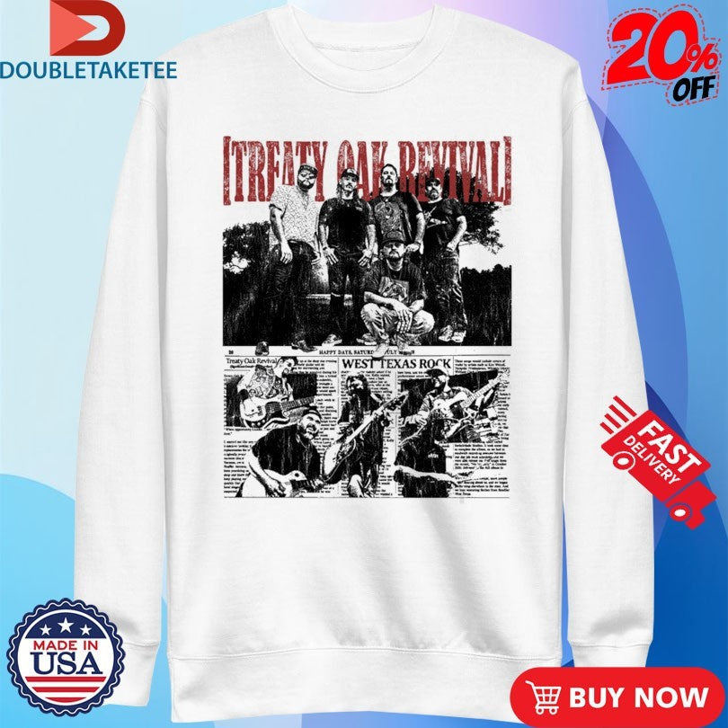 Official Treaty Oak Revival West Texas Rock Shirts Unisex , , , Long Sleeve Tee