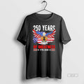 Official Trendy 250 Years America Patriotic Usa Flag 250th Anniversary 1776 2026