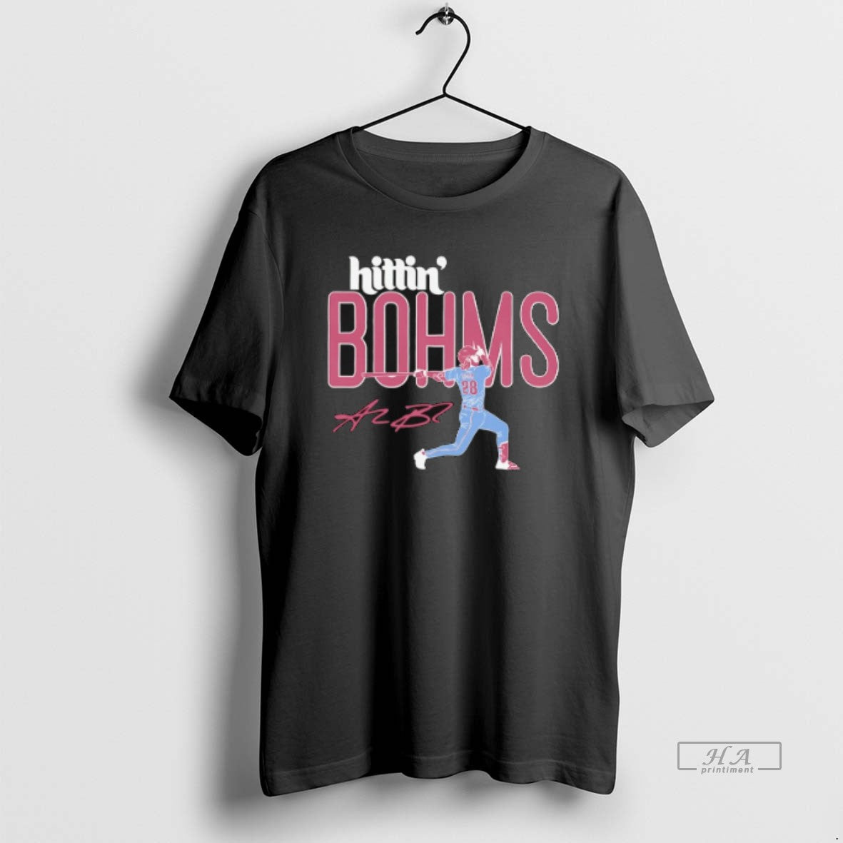 Official Trendy Alec Bohm Hittin Bohms Philadelphia Phillies Signature Art Unisex , , , Long Sleeve Tee