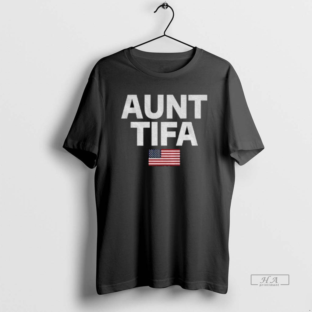 Official Trendy Aunt Tifa American Flag Political