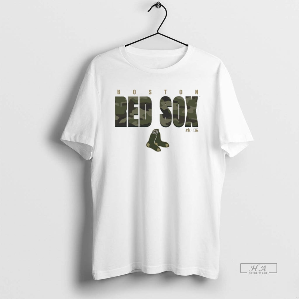 Official Trendy Boston Red Sox Camo Mlb Postseason 2025