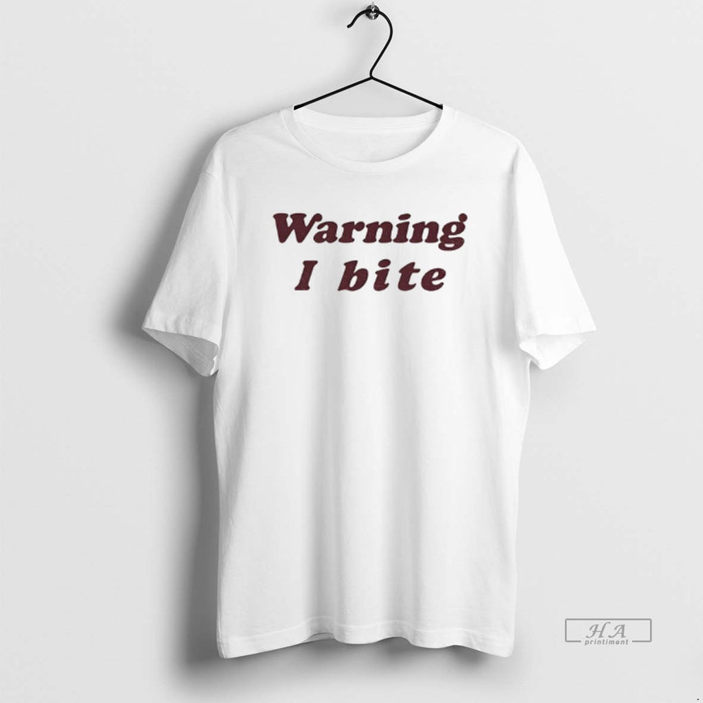 Official Trendy Brooklynnmilly Wearing Warning I Bite