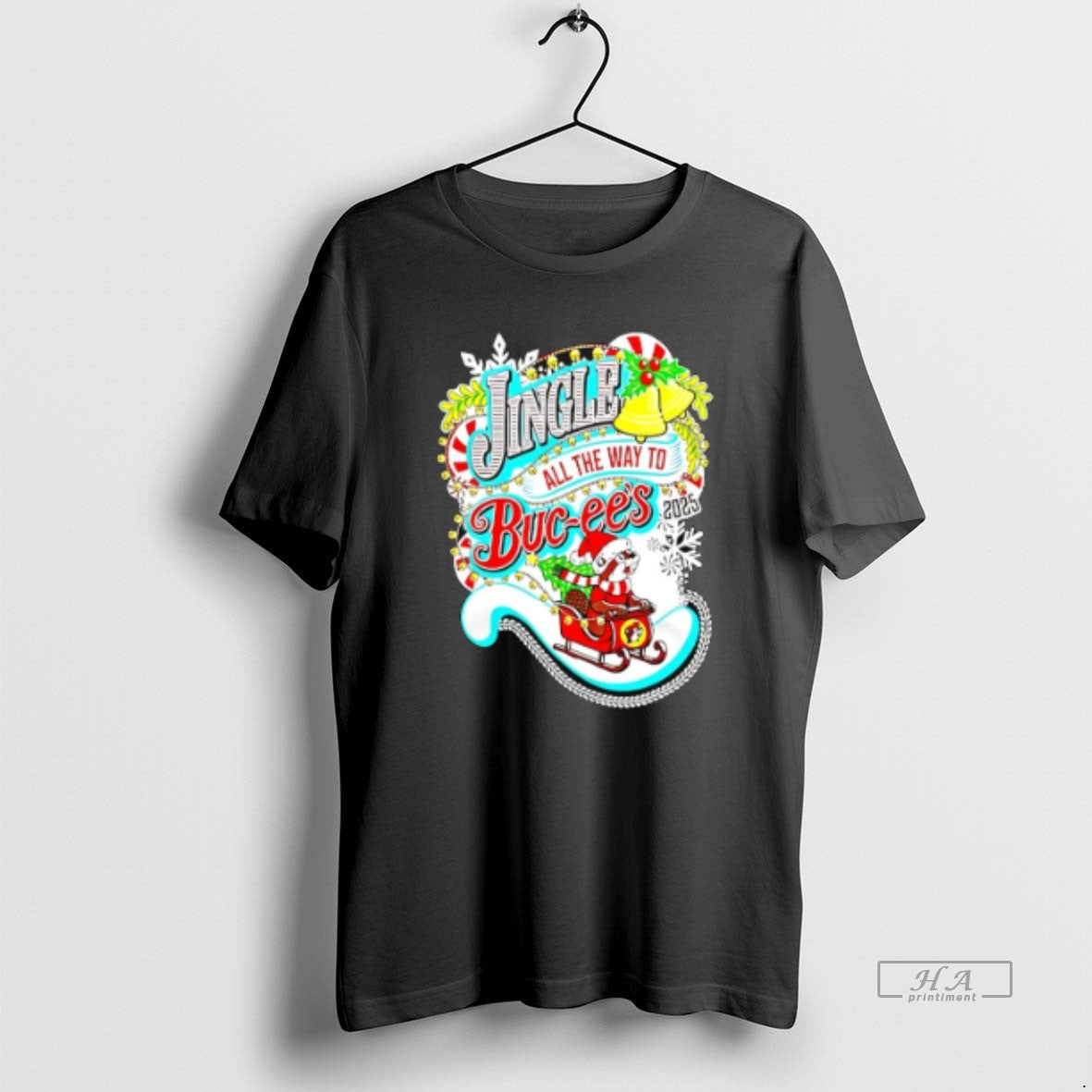 Official Trendy Buc Ees Jingle All The Way To Chirstmas 2025 Unisex , , , Long Sleeve Tee