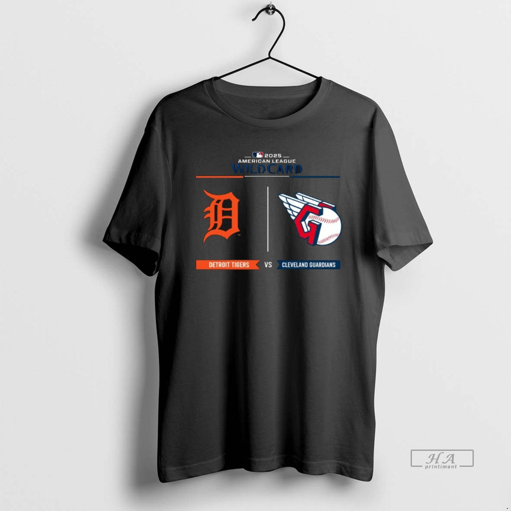 Official Trendy Detroit Tigers Vs Cleveland Guardians 2025 American League Wild Card