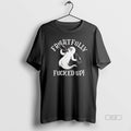 Official Trendy Ghost Frightfully Fucked Up Halloween Unisex , , , Long Sleeve Tee