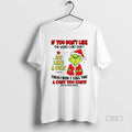 Official Trendy Grinch Santa Hat If You Dont Like The Word Cunt Dont Like Unisex , , , Long Sleeve Tee