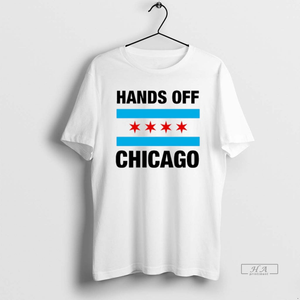 Official Trendy Hands Off Chicago Star 2025