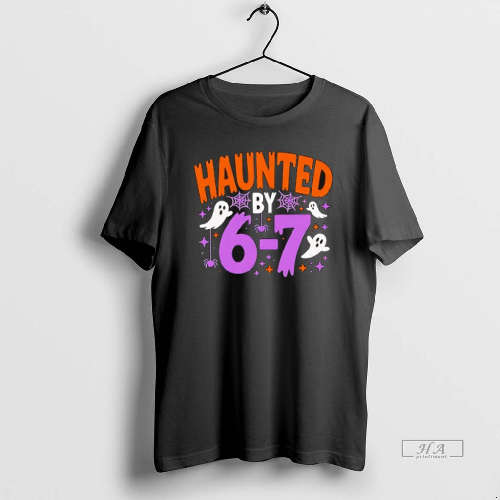 Official Trendy Haunted By Six Seven Spooky Halloween