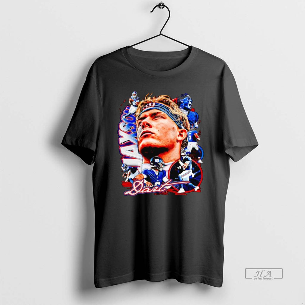 Official Trendy Jaxson Dart Picture Collage New York Giants