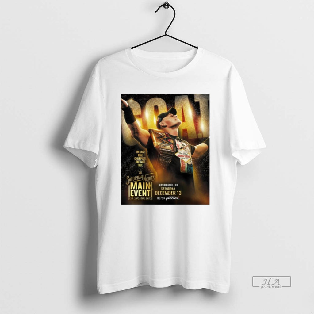 Official Trendy John Cena Saturday Nights Main Event December 13 In Washington Dc