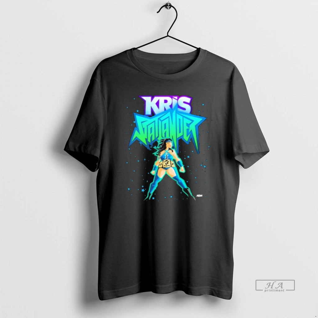 Official Trendy Kris Statlander Star Warrior Aew 2025 Graphic