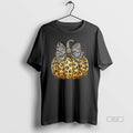 Official Trendy Leopard Pumpkin Preppy Ghost Boo Spooky Coquette Halloween Unisex , , , Long Sleeve Tee