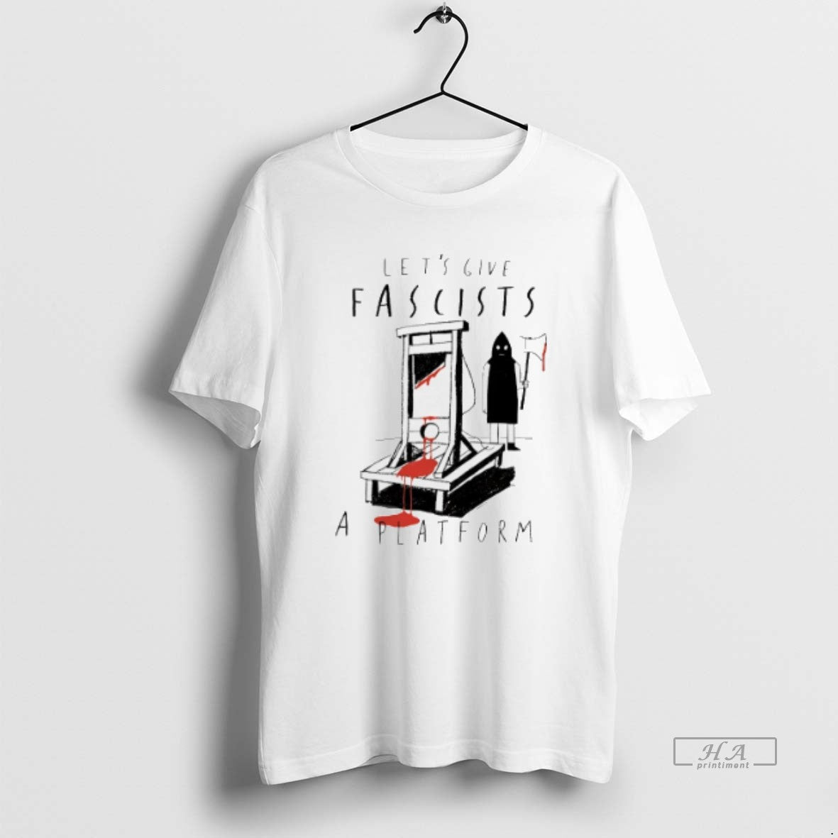 Official Trendy Lets Give Fascists A Platform Unisex , , , Long Sleeve Tee