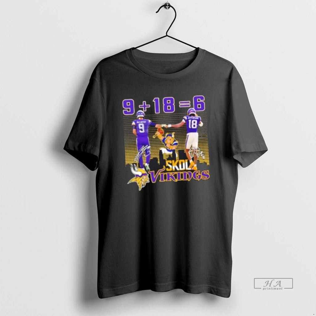 Official Trendy Mccarthy X Jefferson 9186 Skol Minnesota Vikings Skyline