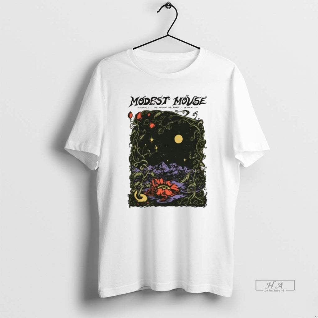Official Trendy Modest Mouse At The Mission Ballroom Denver Co On October 1 2025 Tee