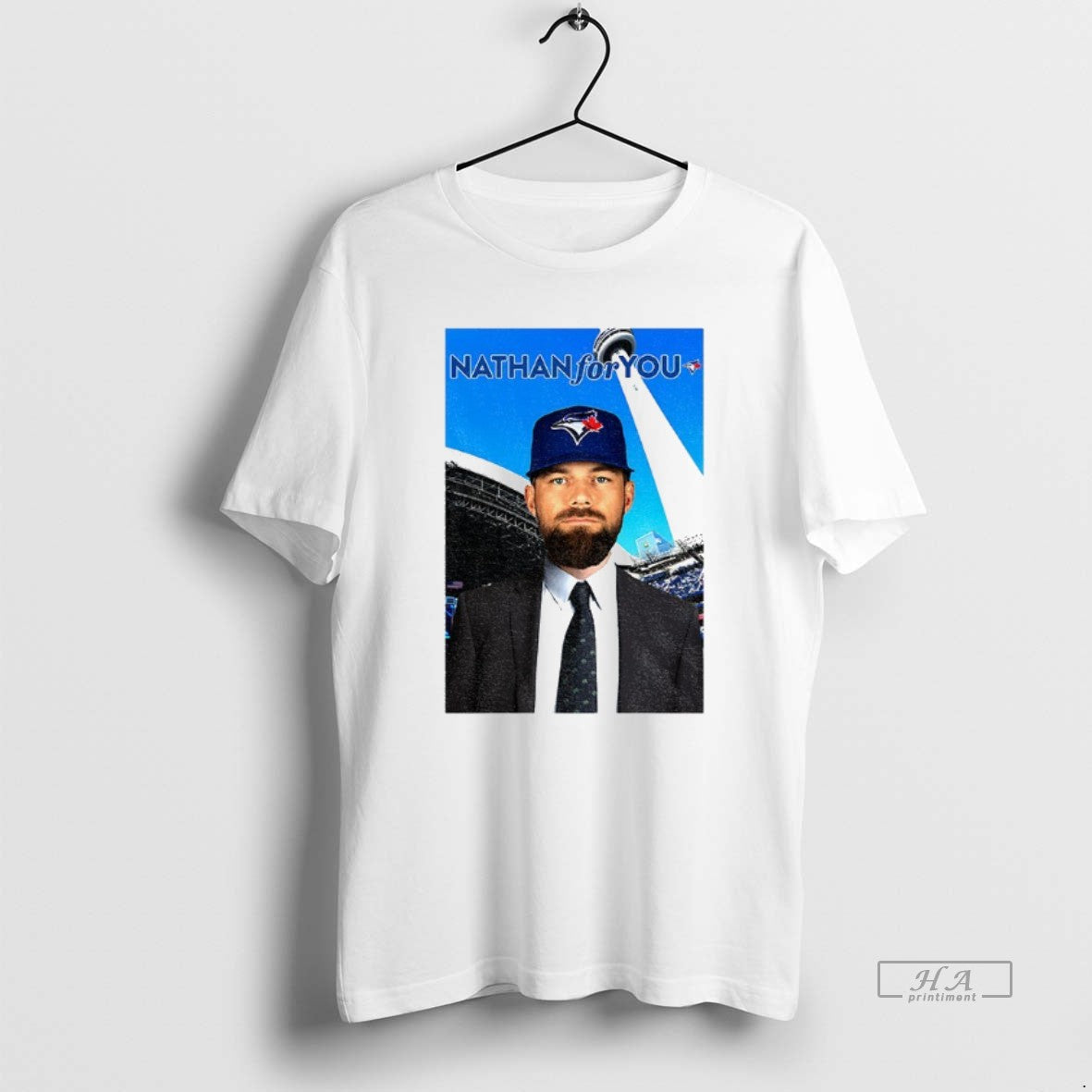 Official Trendy Nathan Lukes Toronto Blue Jays Nathan For You Unisex , , , Long Sleeve Tee