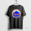 Official Trendy New York Mets Cursed Skyline Long Sleve