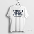 Official Trendy New York Yankees Final Game Of The Season October 8 2025 Lights Up Unisex , , , Long Sleeve Tee