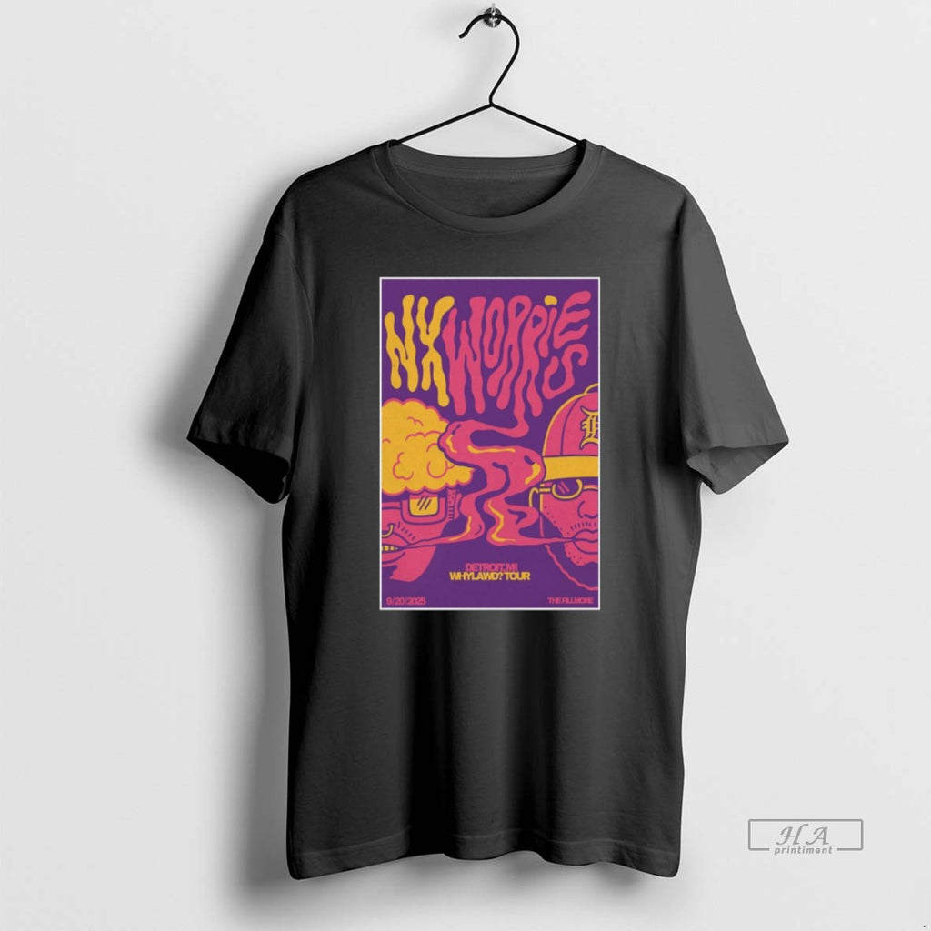 Official Trendy Nxworries Tour September 20 2025 Detroit Mi Whylawd Tour The Fillmore New Tee
