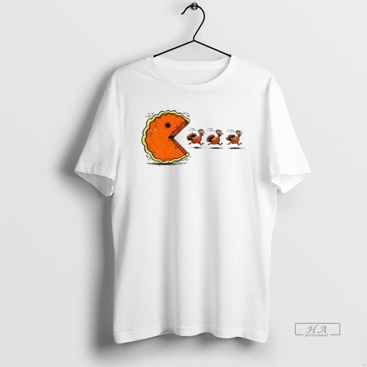 Official Trendy Pumpkin Pie Chasing Thanksgiving Turkey Pumpkin Season Halloween Unisex , , , Long Sleeve Tee